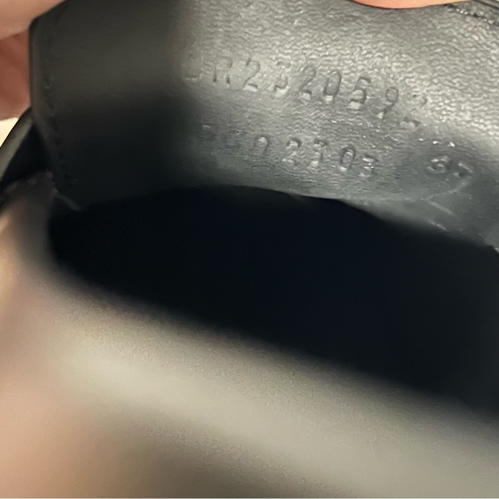 Black glazed leather loafers - Picture 4 of 4